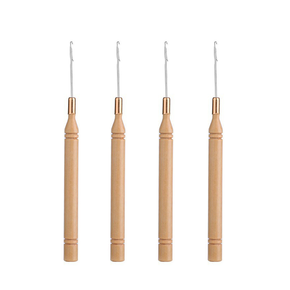 Wooden Crochet Hooks Ergonomic Handle - Ergonomiczna drewniana rączka, igła do przedłużania