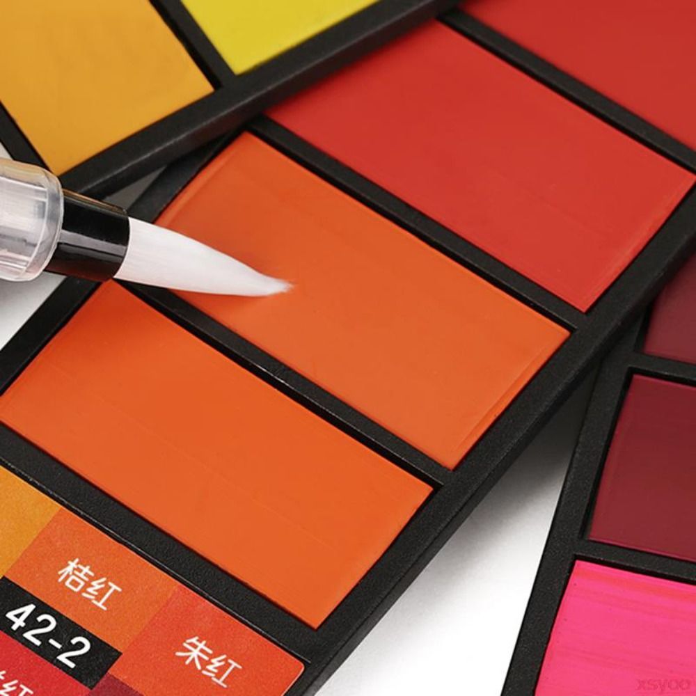 Przenośny składany zestaw farb – Watercolor Paint Set Solid Pigment recenzja i cena
