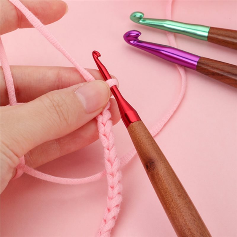 Zestaw szydełek A11E, ergonomi – Wooden Crochet Hooks Ergonomic Handle recenzja i cena