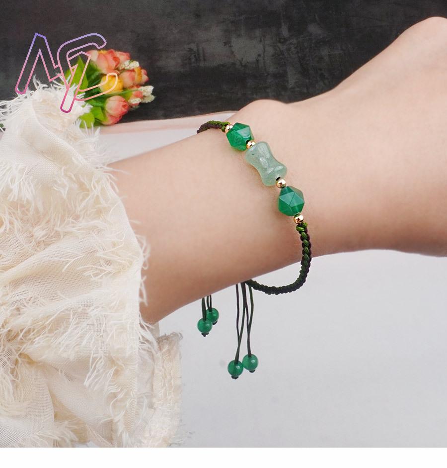 Bransoletki z zielonych, natur – Beading recenzja i cena