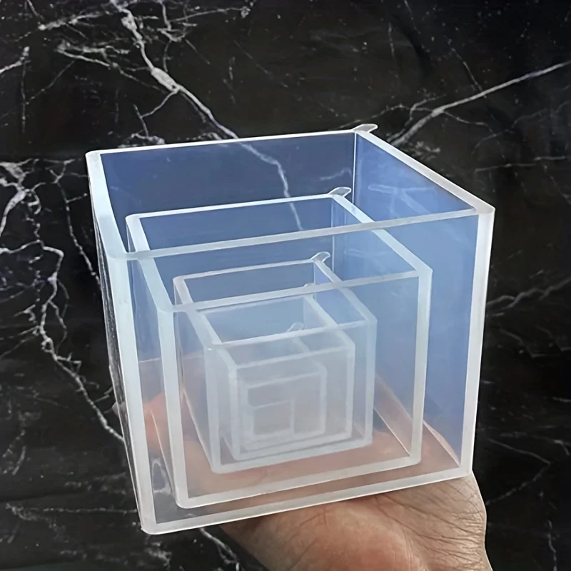 5 sztuk Kwadratowa forma silik – Silicone Epoxy Resin Molds Set recenzja i cena