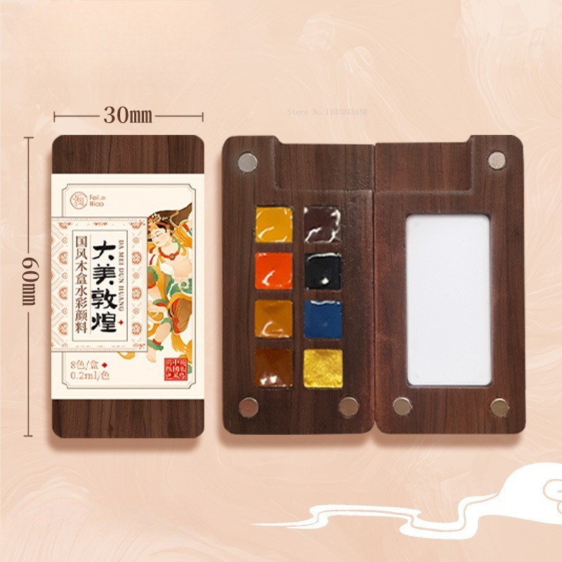 Mini przenośny pigment akwarel – Watercolor Paint Set Solid Pigment recenzja i cena